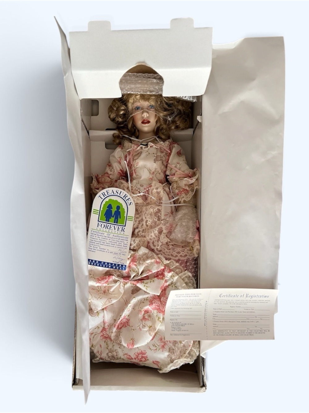 Anna Marie Porcelain Collector Doll – Treasures Forever Collection - New w/tags*